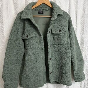 32 Degrees Sage Green Plush Fleece